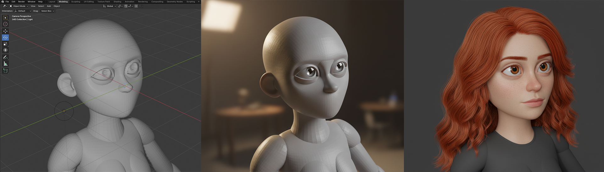 Base mesh render example